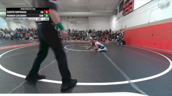 106 lbs Champ. Round 1 - Roman Lucuero, Farmington vs Garyn Espinoza, Cedaredge