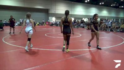 105 lbs Round 4 (8 Team) - Jenesis Sanders, CLAW vs Daphne Pavnica, MXW Purple