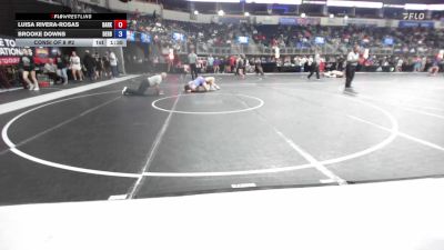 131.2-143.7 lbs Consi Of 8 #2 - Luisa Rivera-Rosas, Darkhorse WC vs Brooke Downs, Derby Wrestling Club