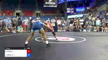 170 lbs Semifinal - Ryan Burton, New Jersey vs Jarrel Miller Jr, Ohio