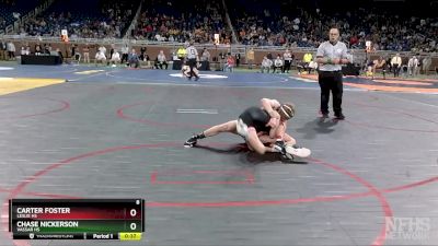D4-138 lbs Cons. Round 3 - Chase Nickerson, Vassar HS vs Carter Foster, Leslie HS