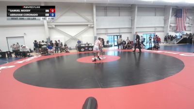 132 lbs Cons. Sub-semis - Samuel Moody, Sanderson Wrestling Academy vs Abraham Coronado, Gold Rush Wrestling
