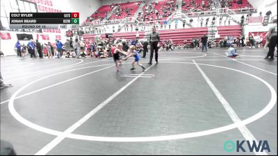 40 lbs Round Of 16 - Colt Byler, Little Axe Takedown Club vs Jonah Beard, Bridge Creek Youth Wrestling