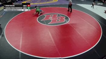 Champ. Round 1 - Adriana Perez Rodriguez, Loomis Girls vs Avani Wilkie, Winnebago Girls