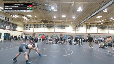 88 lbs Round 2 (8 Team) - Marco Costanzo, The Outsiders vs Max Diaz, Wrecking Crew