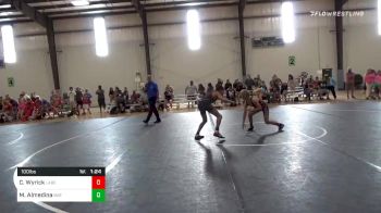 100 lbs 5th Place - Cason Wyrick, Labette County Grizzlies vs Matthew Almedina, Mat Assassins WC