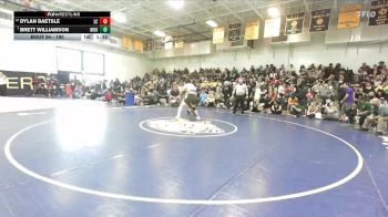 190 lbs Champ. Round 1 - Brett Williamson, Moorpark vs Dylan Baetsle, La Canada