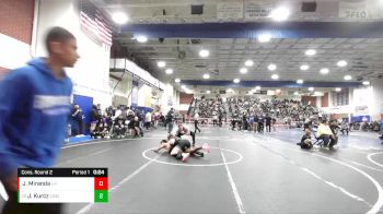 145 lbs Cons. Round 2 - James Kurcz, Corona Del Mar vs Joseph Miranda, Laguna HIlls