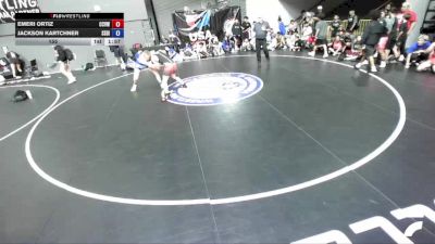 175 lbs Emeri Ortiz, CVWA - Central Valley Wrestling Association vs Jackson Kartchner, SDIKWA - San Diego-Imperial Kids Wrestling Association