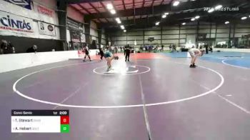 132 lbs Consolation - Ty Stewart, Doughboy vs Aiden Hebert, Southside Wrestling Club