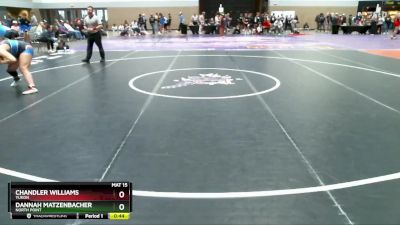 190 lbs Round 3 - Dannah Matzenbacher, North Point vs Chandler Williams, Yukon