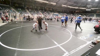 49 lbs Consi Of 8 #2 - Hayden Gregory, Tulsa Blue T Panthers vs Bryson Grigg, Tulsa Blue T Panthers