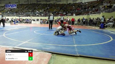 130 lbs Consi Of 16 #2 - Ethan Pick, Grove Takedown Club vs Bryce Inhoffe, Westmoore Wresting