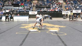 3 - 144 lbs 1st Place Match - Reza Massjouni, Christiansburg vs Leland Cline, Brentsville District