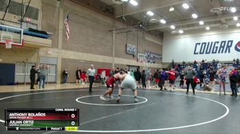 285 lbs Cons. Round 1 - Anthony Bolaños, Simon Fraser (B.C.) vs Julian Ortiz, Linfield University