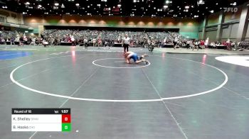 120 lbs Round Of 16 - Karson Shelley, Spanish Fork vs Bryar Hooks, Choctaw