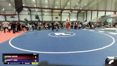 215 lbs Cons. Round 4 - Jayden Wood, CA vs Garrett Lees, WA