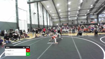 89 lbs Quarterfinal - Calvin Paull, Outlaw WC vs Andre Ruiz, Victory Wrestling-Central WA
