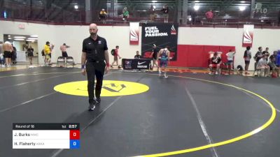 60 kg Round Of 16 - Jakason Burks, MWC Wrestling Academy vs Hayden Flaherty, Arkansas RTC