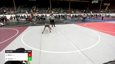 83 lbs Semifinal - Joey Baca, Hammer House Mafia vs Urijah Duran, Duran Elite