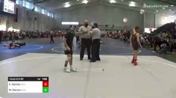 90 lbs Consi Of 8 #2 - Evian Garcia, Oakdale vs Micah Garcia, Rough House