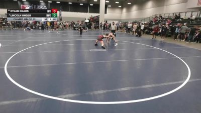 132 lbs Champ. Rd Of 32 - Lincoln Unger, MWC Wrestling Academy vs Dylan Knaus, ISI Wrestling Club