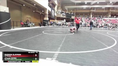 73 lbs Cons. Round 3 - Ethan Estes, Greater Heights Wrestling vs Hudson Slayman, OZ Trojan