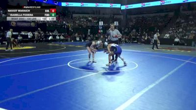 100 lbs Consi Of 16 #1 - Navjot Waraich, Dublin (NC) vs Isabella Fodera, Poway (SD)