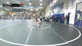 100 lbs Cons. Round 7 - Eva Salas, Santa Fe vs Riley Rivera, Elsinore