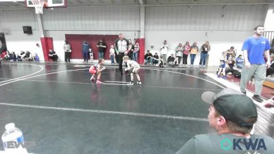 52 lbs Quarterfinal - Emmalyn Gibson, Wolfpak Wrestling vs Case Combs, Cowboy Wrestling Club