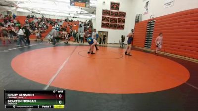 215B Round 3 - Braxten Morgan, Sheridan vs Brady Gensrich, Campbell County