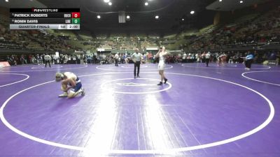 177 lbs Quarterfinal - Patrick Roberts, Buchanan vs Ronin Davis, Liberty Bakersfield