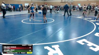 115lbs Cons. Round 5 - Melony Moran, Davis (Girls) vs Izzabel Cruz, Tonasket (Girls)