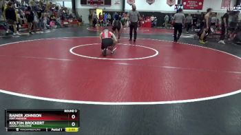 150 lbs Round 3 - Rainer Johnson, Fort Madison vs Kolton Brockert, Louisa-Muscatine