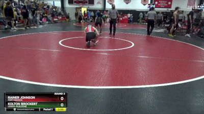 150 lbs Round 3 - Rainer Johnson, Fort Madison vs Kolton Brockert, Louisa-Muscatine