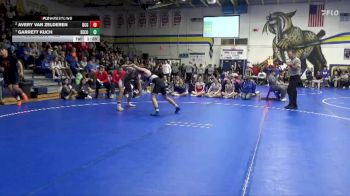 132 lbs Quarterfinal - Garrett Kuch, Benton Community vs Avery Van Zelderen, Dallas Center-Grimes