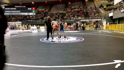 Junior Boys - 100 lbs Semis - Solomon Strasburg, Brawlers Wrestling Club vs Arturo Gudino, Gladiator Wrestling