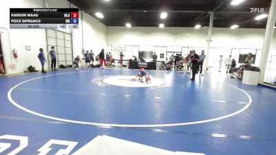 80 lbs Karson Waag, Oklahoma Blue vs Foxx Difranco, Rhode Island Red