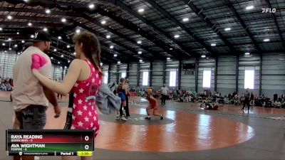 90 lbs Semis & 1st Wrestleback (8 Team) - Raya Reading, Queen Bees vs Ava Wightman, Foxfire