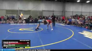 112 lbs Placement Matches (8 Team) - Chloe Dearwester, Ohio Blue vs Bella Williams, Oklahoma