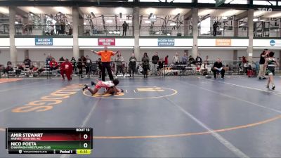 59-66 lbs Round 1 - Nico Poeta, Champaign Wrestling Club vs Amir Stewart, Harvey Twisters WC