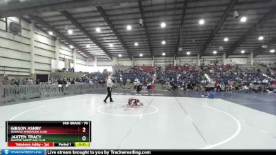 70 lbs 5th Place Match - Jaxten Tracy, Aviator Wrestling Club vs Gibson Ashby, Wasatch Wrestling Club