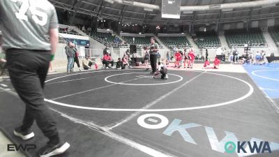 65 lbs Rr Rnd 1 - Stella McCarther, Oklahoma Supergirls 9U vs Autumn Brigge, Mojo Grappling Academy