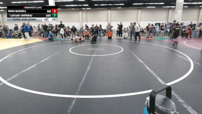 105 lbs Cons. Sub-semis - Rigg Bazzell, Bar None Wrestling vs Lucian Ukperaj, All American Wrestling Club