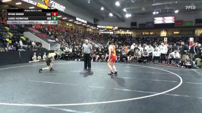 138 lbs Quarterfinal - Ryan Rider, Carlisle vs Luke Hornyak, Waverly-Shell Rock