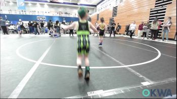 43 lbs Consi Of 4 - Malakai King, OKC Saints Wrestling vs Everett Collard, Standfast