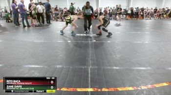 65 lbs Cons. Round 3 - Zane Davis, Richmond Hill Wrestling Club vs Rito Baca, Witchduck Training Facility