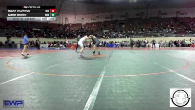 200 lbs Round Of 16 - Tegan O'Connor, Tough N Technical Wrestling Club vs Tatum Brown, Glenpool JH
