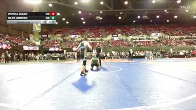 158 lbs Semifinal - Dakota Zeiler, Mountain Man Wrestling vs Haas Lundeen, Coyote Wrestling Club