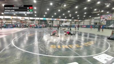 106 lbs Round 2 - Michelle Henman, Kelly Walsh vs Sophia Lane, Team Champs